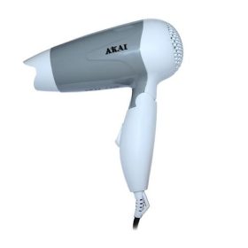 AKAI Hair Dryer Travel - 800W - White/Grey