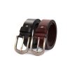 2 In 1 Pure Leather Belt - Black/Brown